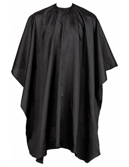 Efalock GENTLEMAN klippkappa — svart, 145 × 150 cm, för att skydda kundens kläder
