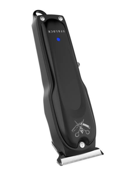 Efalock CLASSIC STYLE konturtrimmer — svart, med ZERO-skär för klipplängd 0,0–0,3 mm