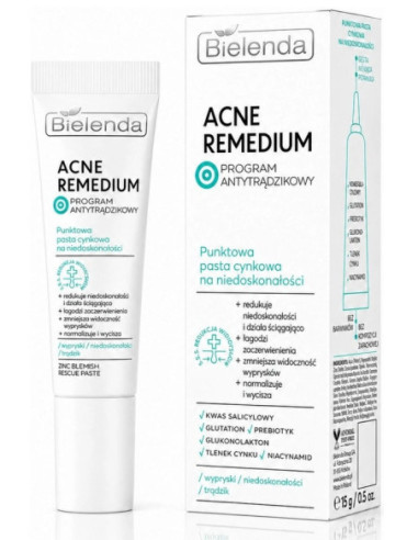 Bielenda ACNE REMEDIUM zinkpasta för...