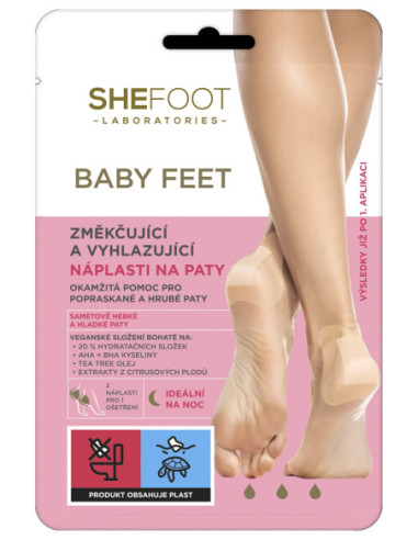 SheFoot mjukgörande hälpatches, 1 par