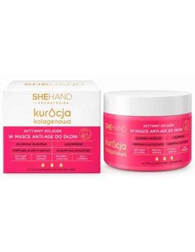 SheHand Collagen utjämnande handmask,...
