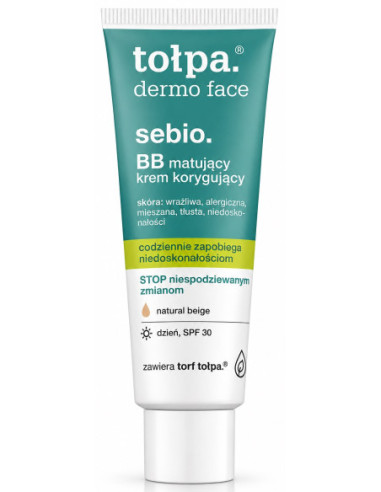 tołpa. SEBIO BB mattande BB-kräm, 40 ml