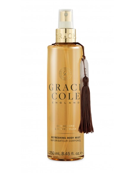 GRACE COLE Body Mist Oud Accord &amp, Velvet Musk 300ml