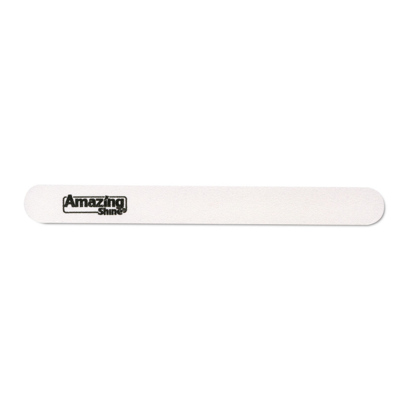 Nail file, 7'', white, white center, 100/100, Speedy White, 1 pc.