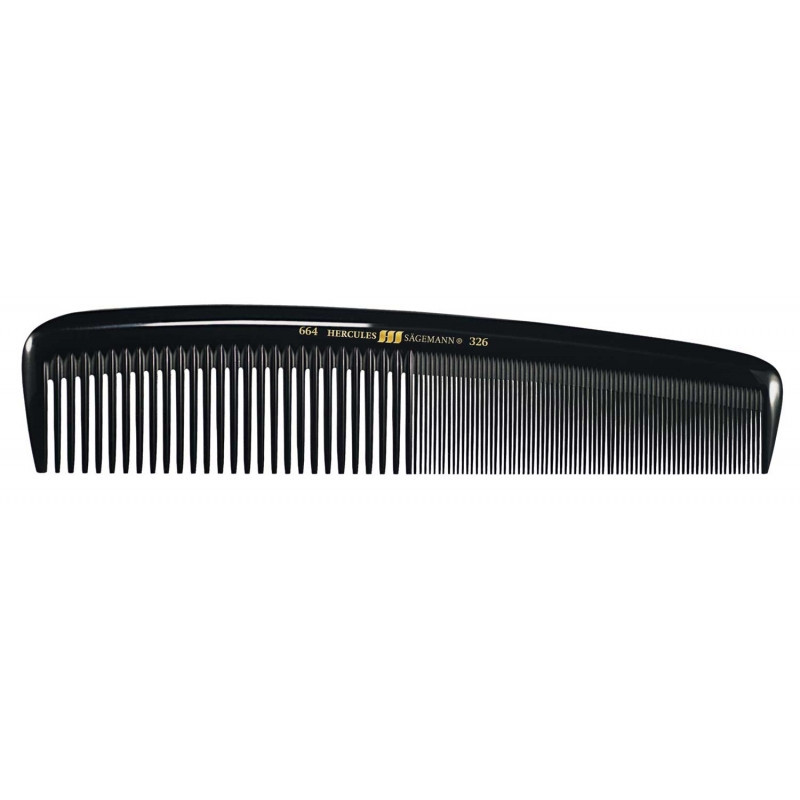 Comb №  664-326. |Ebonite 20.3 cm| For hair styling