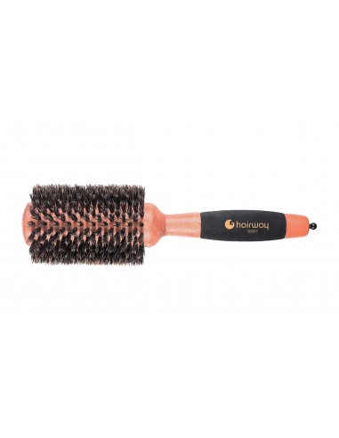 Round Brushing brush GOLD WOOD with wild boar bristles, wood, Ø 29/60 mm