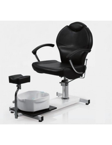 Pedikyrstol på hydraulik med lutande...