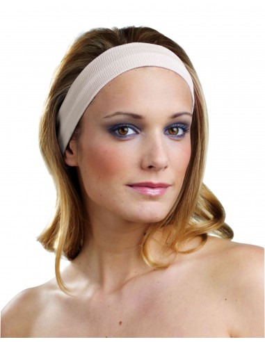 Headband, nylon, 4,5cm, white, 1 piece