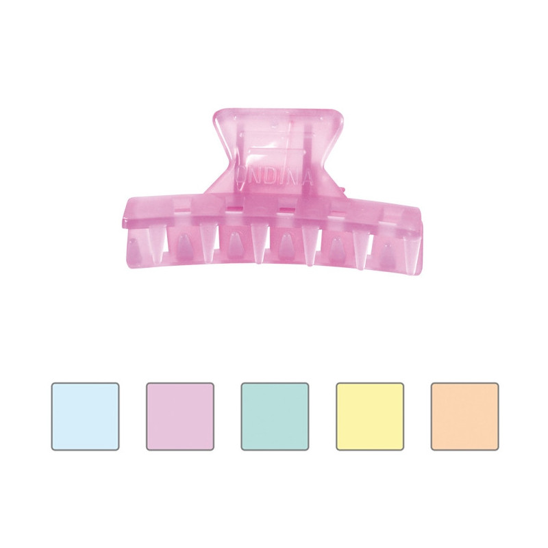 Clip-brackets, aluminum, different colors, transparent, 6pcs. / pack.