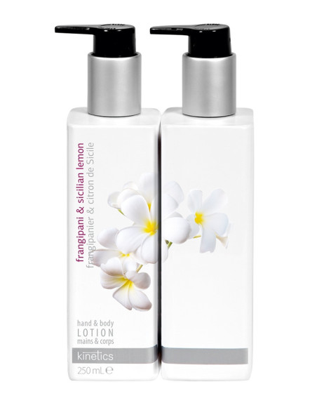 Parfymerad hand- och kroppslotion FRANGIPANI & SICILIANSK CITRON 250ml