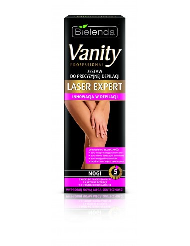 VANITY LASER Depilācijas krēms kājām, ar zīda proteīniem 100ml