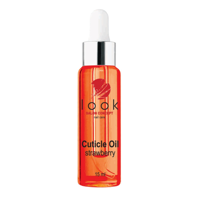 LOOK Cuticle Oil, Сinnamon Strawberry (клубника) 15ml