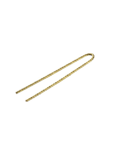 Bobby pins - Japanese, 50mm, gold, 20pcs