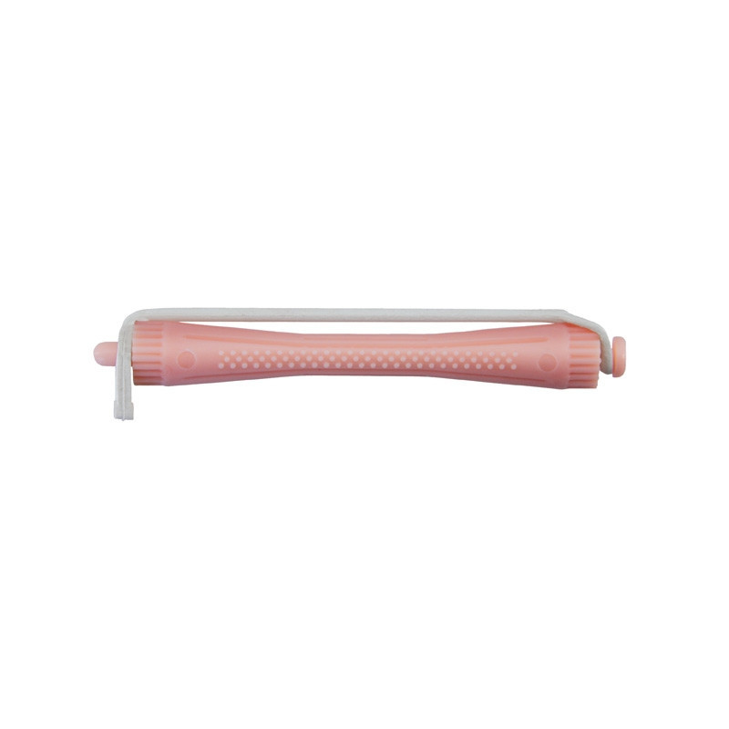 Hårrullar, med gummi, 7x90mm, rosa,...