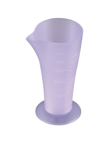 Measuring cup,violet,transparent,120ml,1 piece.
