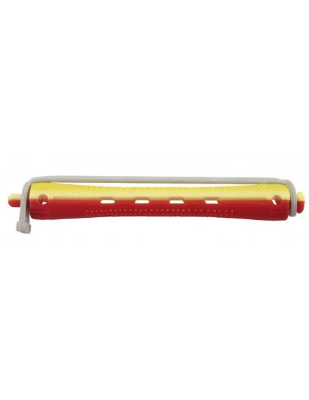 Rullar för kemisk permanent, långa, 91 mm, Ø 9 mm, röd/gul, 12 st