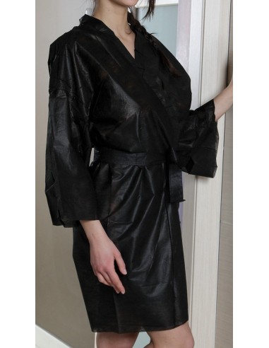 Kimono med ficka, non-woven material,...