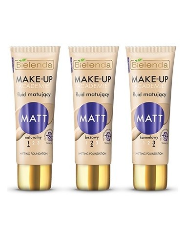 Make-Up Academie MATT Fluīds matējošs, tonējošs N.2 - bēšs 30g