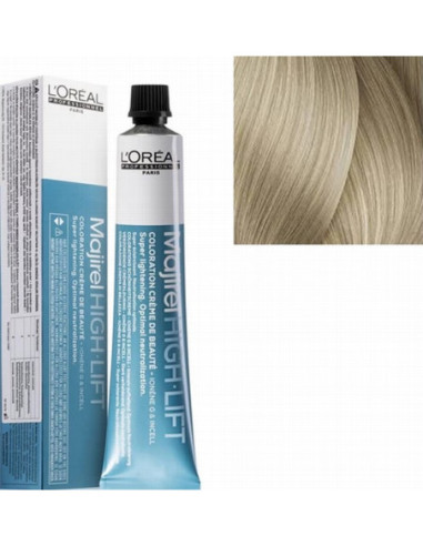 Majirel High Lift Ash-Violet spēcīgi balinoša oksidējošā matu krāsa – izsmalcināta blondo toņu palete L'Oreal Professionnel Maji