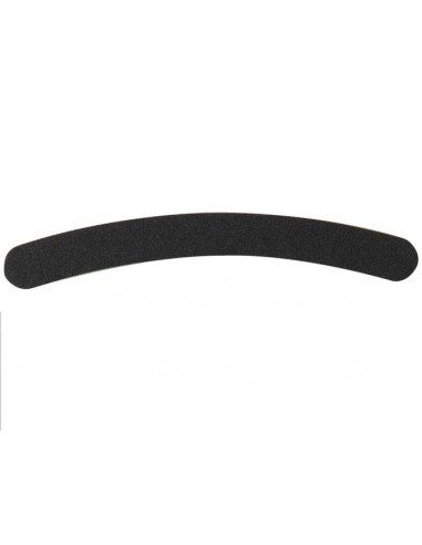 Nail file, curved, black, 1pc.