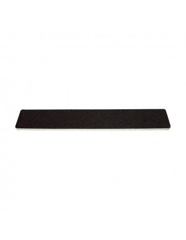 Nail file, straight, wide, black 1pc.