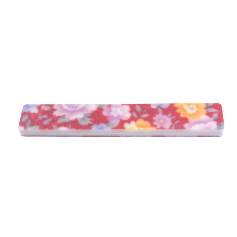 Nagelfil, rak, bred, blommotiv,...