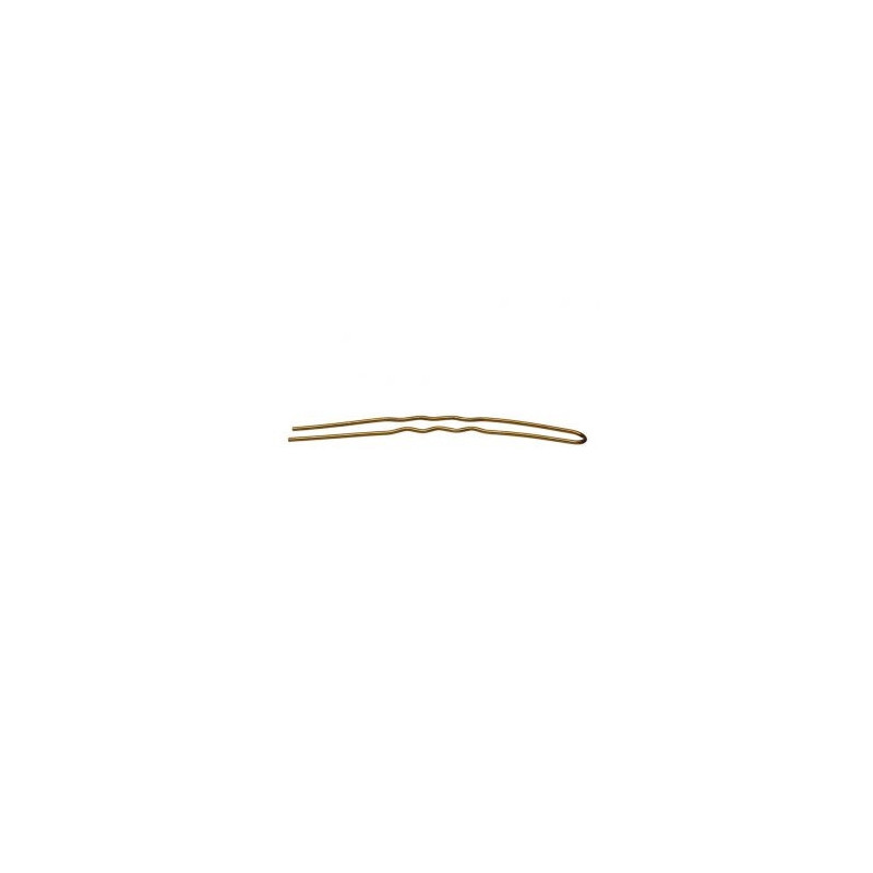 Bobby pins, 75mm, wavy, black 10 pieces