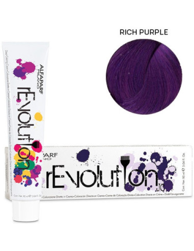 REVOLUTION COLORING CREAM ORIGINALS RICH PURPLE Intensīvi tonējoša matu krēmkrāsa šķipsnu iekrāsošanai un toņa intensitātei 90ml