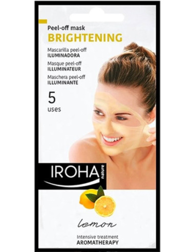 IROHA BEAUTYTIME CREAMY MASK | Peel-Off Maska Sejai | Attīroša | Citrons (3 lietošanas reizēm) 25ml