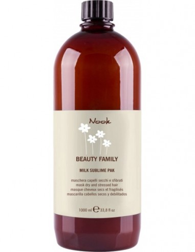 NOOK ECOBeauty Mask for hair shine, deeply moisturizing MILK 1000ml