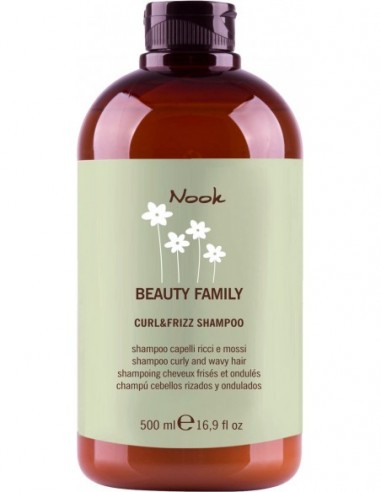 NOOK ECOBeauty Šampūns elastībai, dziļi mitrinošs CURL 500ml