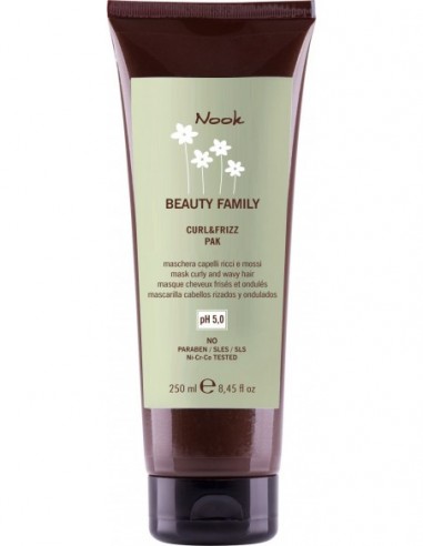 NOOK ECOBeauty Mask for elasticity, deeply moisturizing CURL 250ml