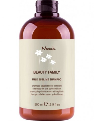 NOOK ECOBeauty Shampoo for hair shine, deeply moisturizing MILK 500ml