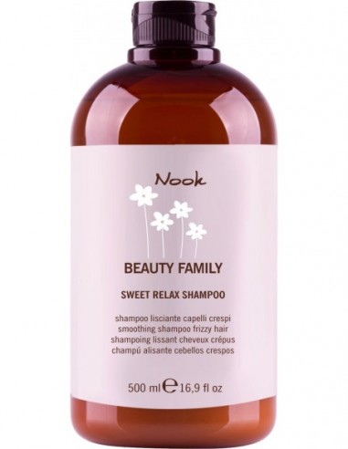 NOOK ECOBeauty Šampūns nogludinošs,dziļi mitrinošs RELAX 500ml