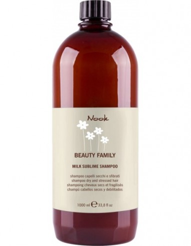 NOOK ECOBeauty Shampoo for hair shine, deeply moisturizing MILK 1000ml