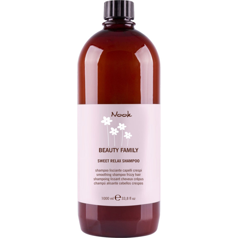 NOOK ECOBeauty Šampūns nogludinošs,dziļi mitrin. RELAX 1000ml