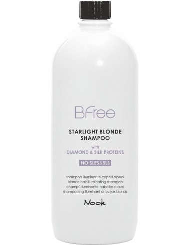 STARLIGHT Shampoo with diamonds and silk proteins, for light hair 1000ml