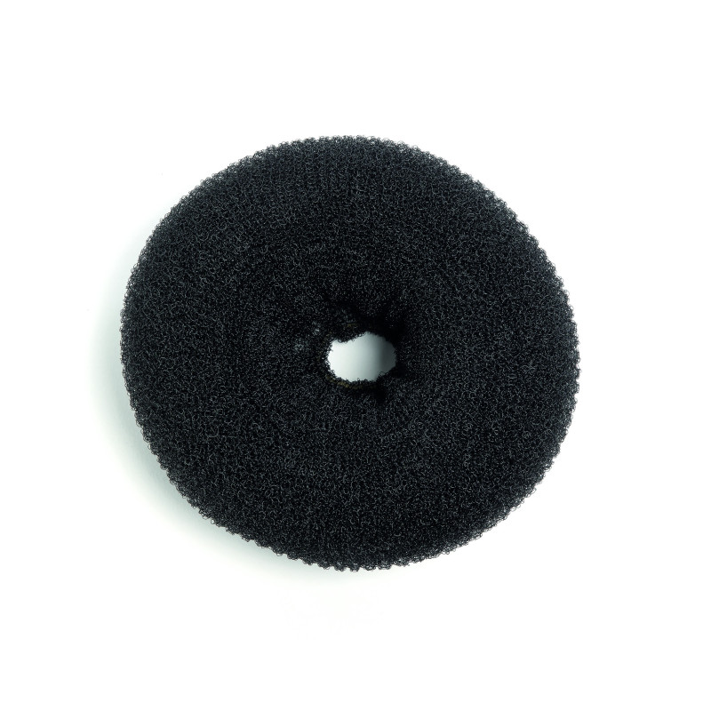 Hårknut, rund, SVART, D180mm, 1 st.