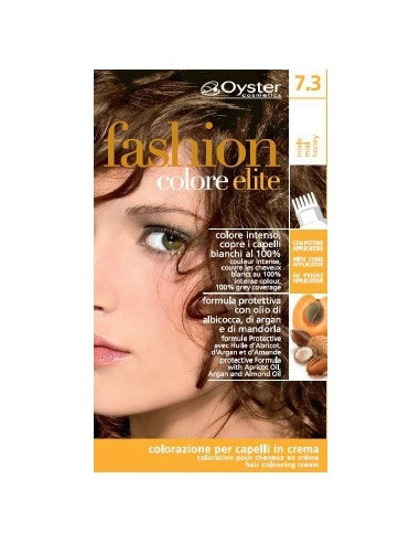 FASHION ELITE hair color 7.3, honey blonde 50ml+50ml+15ml