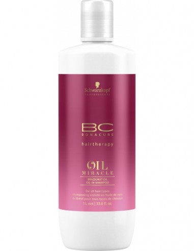 BC Bonacure Oil Miracle Brazilnut šampūns ar brazilijas riekstu eļļu 1000ml