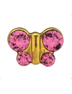 Earrings Butterflies Pink,...