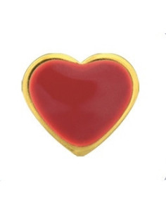 Örhängen hjärtan röda, par