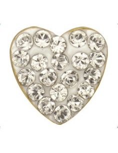 Kristallhjärtörhängen, par