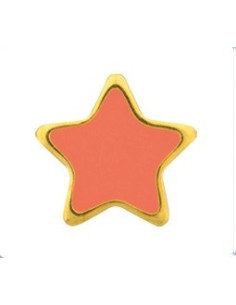 Örhängen stjärnor orange, par