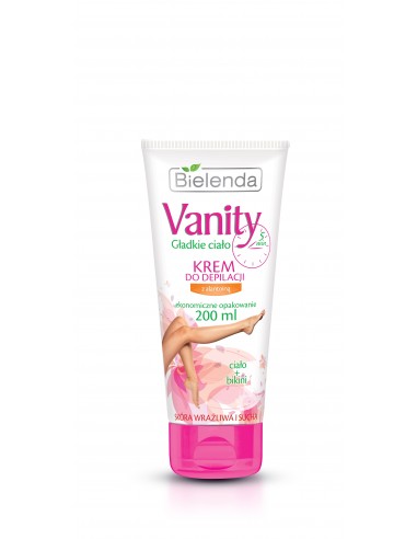 VANITY Depilatory Cream for Dry Skin, Allantoin, 5min 200ml