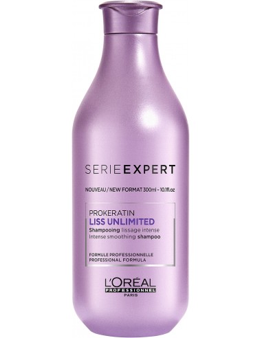 Nogludinošs šampūns nepakļāvīgiem matiem L'Oreal Professionnel Serie Expert Liss Unlimited 300ml