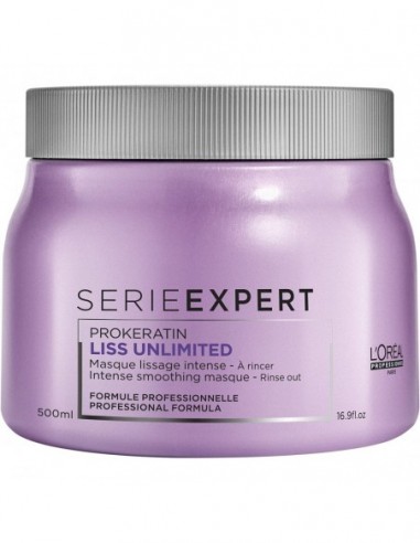 Nogludinoša maska nepakļāvīgiem matiem L'Oreal Professionnel Serie Expert Liss Unlimited 500ml