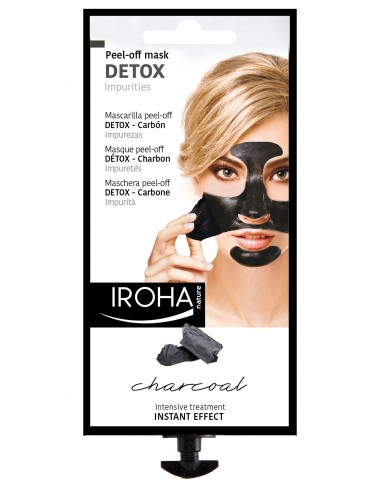 IROHA Charcoal Detox | Peel-Off Maska Sejai | Detoksificējoša | Dziļi attīroša |Melna - Kokogle 18ml