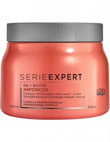 Firming hair mask, which prevents brittleness. * L'Oreal Professionnel Serie Expert Inforcer 500ml