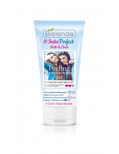 INSTA PERFECT MATT&amp,CLEAR Scrub 3in1 150g